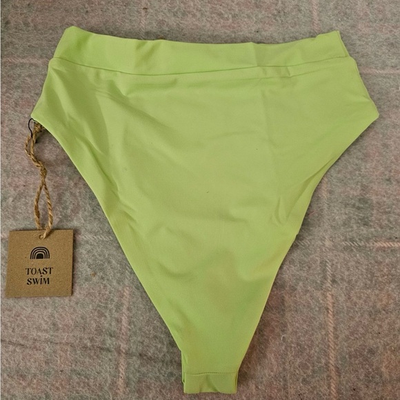 Toast Swim Signature High Waisted Bottom Paradise Green XS - Picture 1 of 5